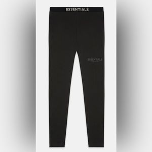Essentials Fear Of God Black Athletic Leggings